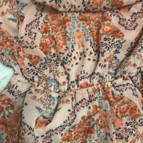 Charlotte Russe chiffon floral print romper XS - Picture 5 of 8